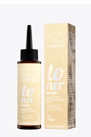 ONLYBIO Toner do włosów Banoffee Złocisty Kalifornijski Blond 100ml - obrazek 2