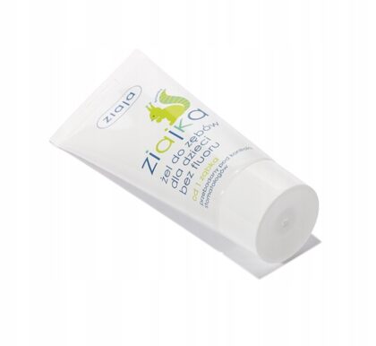 ZIAJKA ŻEL DO ZĘBÓW BEZ FLUORU OD 1 ZĄBKA 50ml