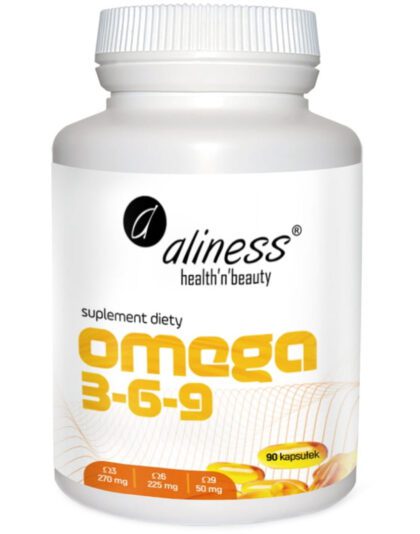 ALINESSE Omega 3 6 9 kwasy omega-3 kapsułki 90 kapsułek