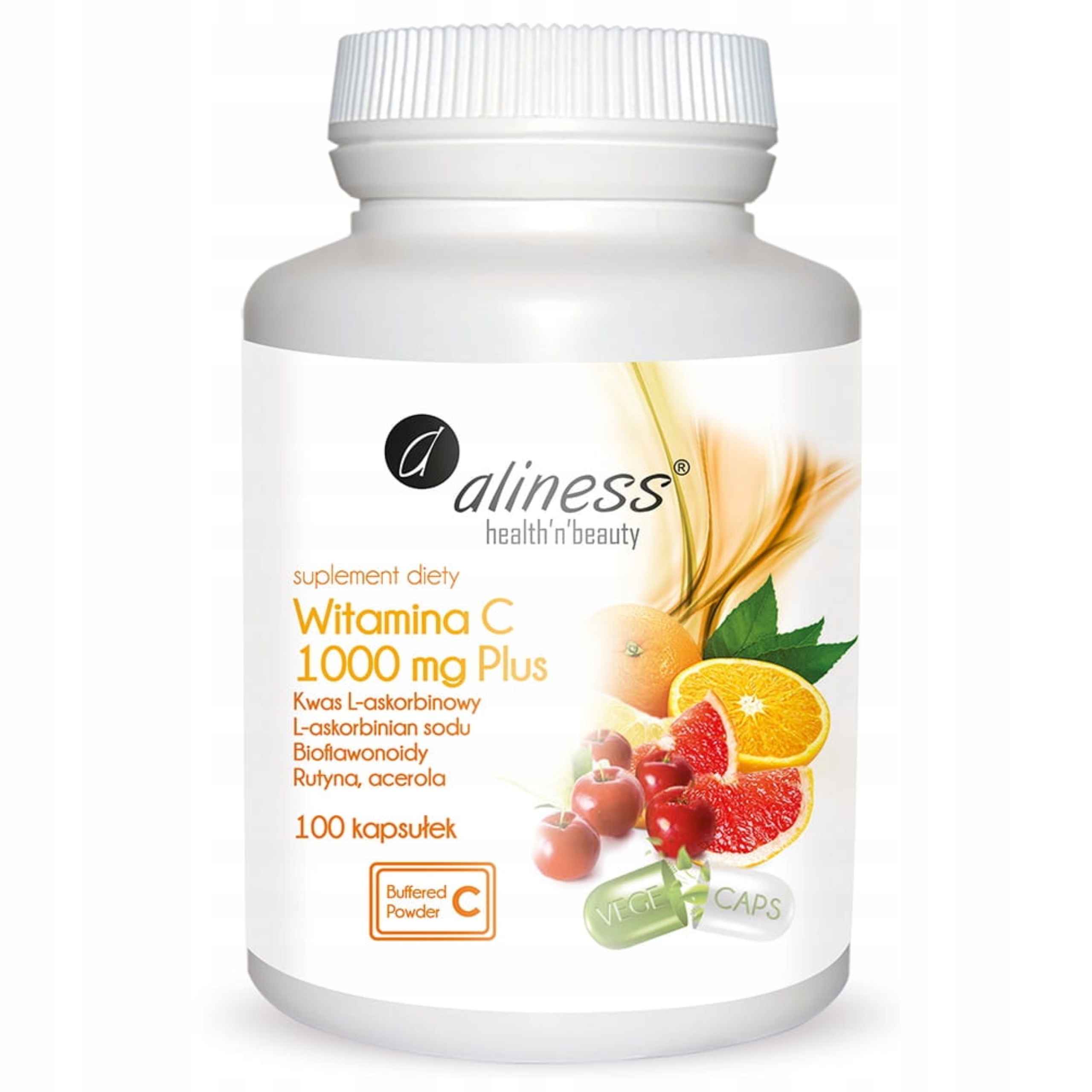 Aliness Witamina C 1000 mg Plus 100 kapsułek - obrazek 2