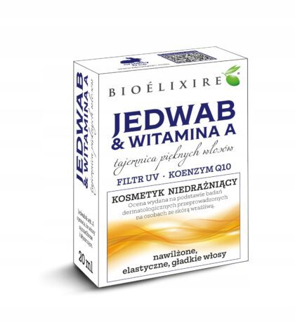 Bioelixire olejek Jedwab Witamina A 20ml