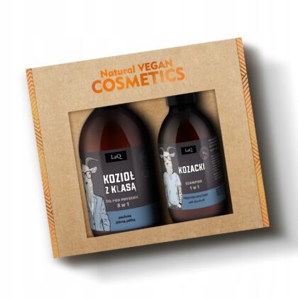 LAQ KOZIOŁ Z KLASĄ Zestaw kosmetyków dla facetów Żel 500ml + Szampon 300ml