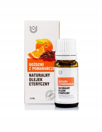 NATURALNE AROMATY OLEJEK ETERYCZNY GOŹDZIKI Z POMARAŃCZĄ 10ML