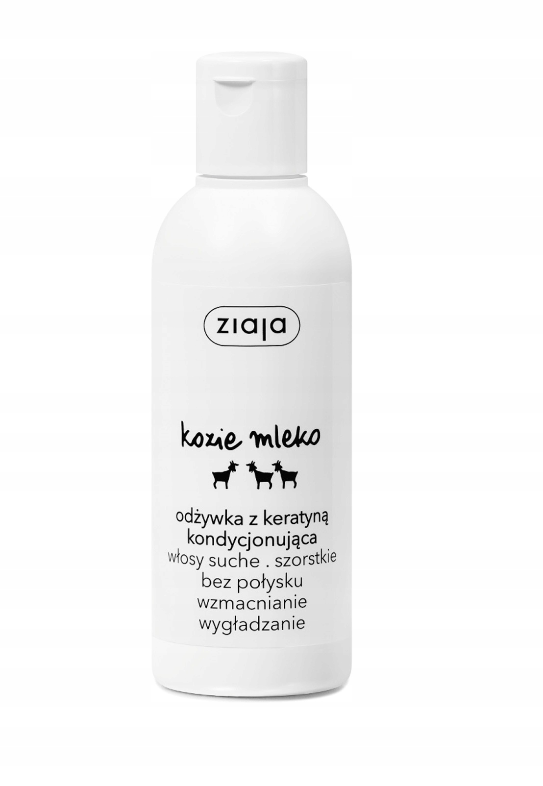 ZIAJA KOZIE MLEKO ODŻYWKA DO WŁOSÓW Z KERATYNĄ