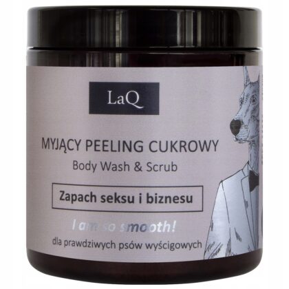LAQ DOBERMAN PEELING CUKROWY DLA MĘŻCZYZN 220 g