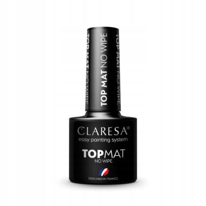 CLARESA TOP MAT NO WIPE TOP MATUJĄCY BEZ PRZEMYWANIA UV LED 5ML