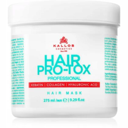 Kallos Pro-Tox Maska z keratyną kolagenem i kwasem hialuronowym 275ml