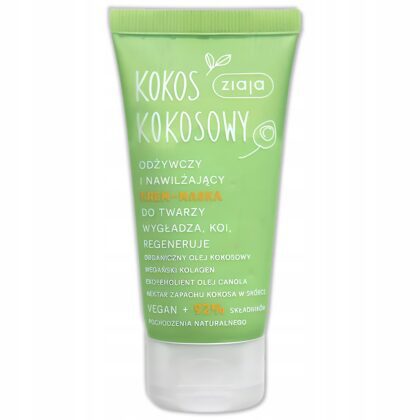 Ziaja kokos-pomarańcza Krem odżywiający do twarzy na noc 50 ml