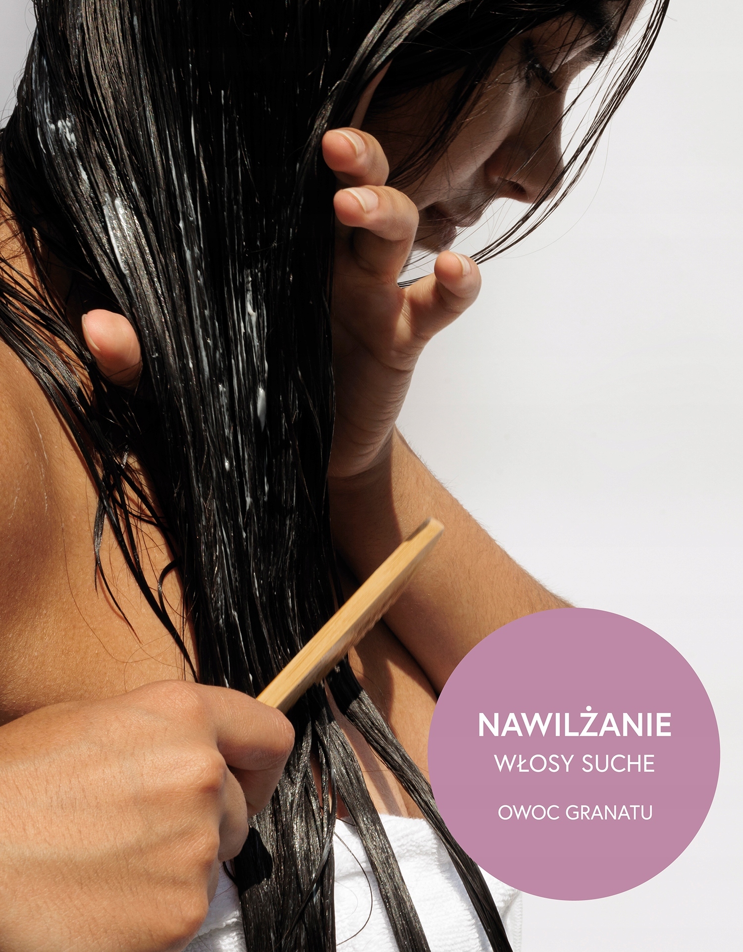 ZIAJA Owoc Granatu Maska Nawilżanie Włosy Suche 350ml - obrazek 4