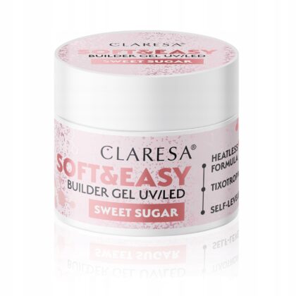 CLARESA Żel Budujący SOFT&EASY BUILDER GEL SWEET SUGAR 45G