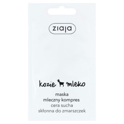 ZIAJA Maseczka Mleczny Kompres Kozie Mleko 7ml