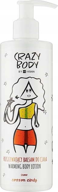 CRAZY BODY Rozgrzewający Balsam do Ciała Cotton Candy 300ml