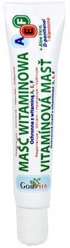 Gorvita Maść Witaminowa A+E+F na otarcia, oparzenia, odmrożenia 20ml