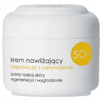 ZIAJA 50+ Krem nawilżający naprawczy z ceramidami 50ml