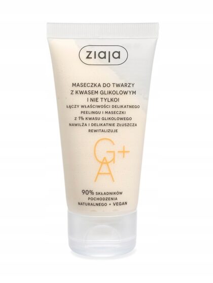 ZIAJA MASECZKA DO TWARZY Z KWASEM GLIKOLOWYM GA+ TUBA 55ML