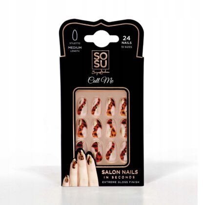 SOSU PREMIUM SZTUCZNE PAZNOKCIE CALL ME +KLEJ