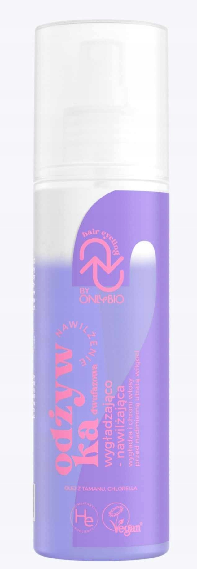 Hair Cycling Onlybio Nawilżenie Odżywka dwufazowa wygładzająco-nawilżająca