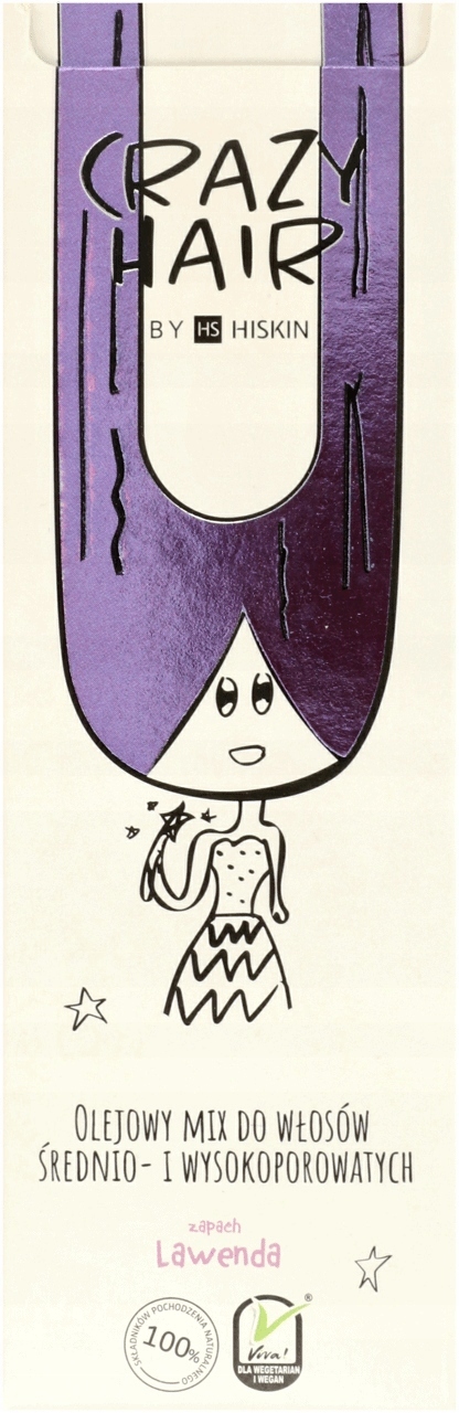 HISKIN CRAZY HAIR MIX OLEJOWY DO WŁOSÓW do spłukiwania 100ml