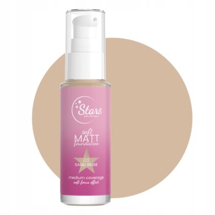 STARS FROM THE STARS SOFT MATT podkład do twarzy 02 sand beige 30 ml