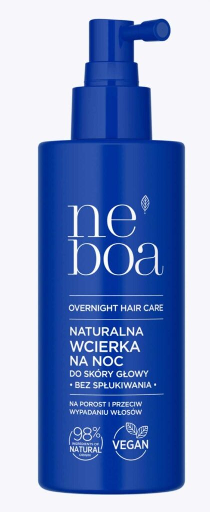 Neboa OVERNIGHT Wcierka do skóry głowy na noc na porost i przeciw wypadaniu