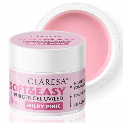CLARESA SOFT&EASY ŻEL BUDUJĄCY MILKY PINK 12G