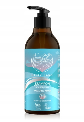 HAIRY LAND SZAMPON WŁOSY NISKOPOROWATE WEGAŃSKI ALOES 400ML