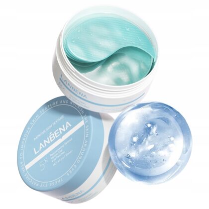 LANBENA Płatki Żelowe Pod Oczy Nawilżające Kwas Hialuronowy 60 szt (1 opak)