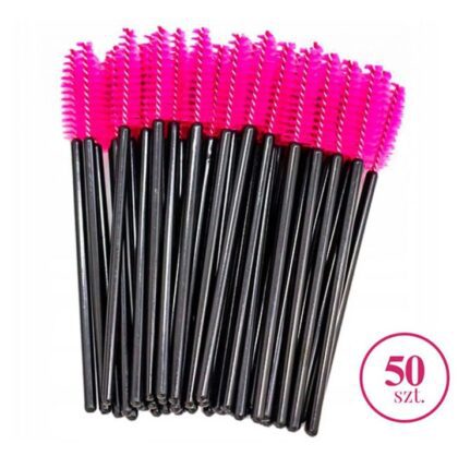 CLAVIER Szczoteczki do rzęs i brwi fioletowe 50 szt