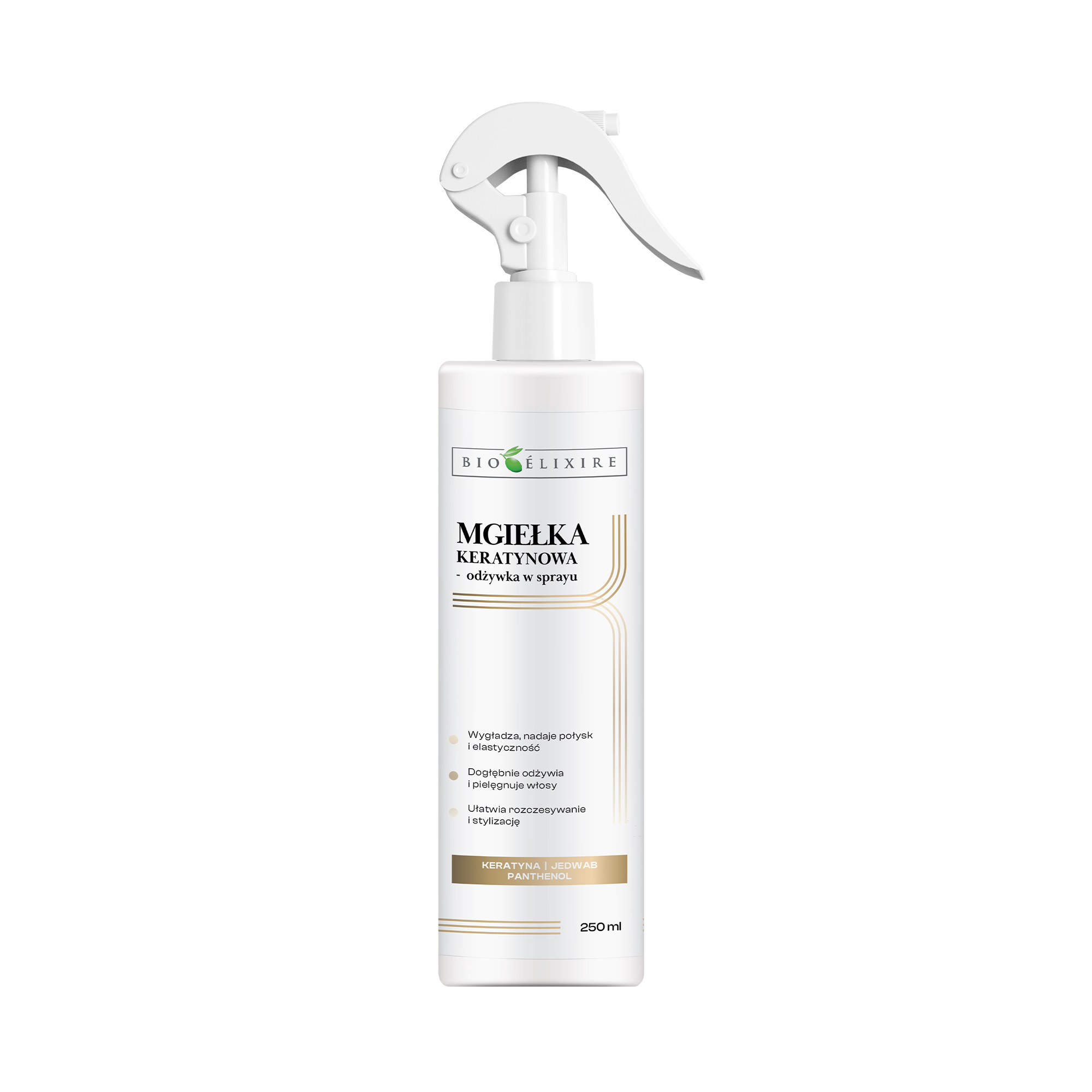 BIOELIXIRE Mgiełka keratynowa odżywka w sprayu 250ml - obrazek 4