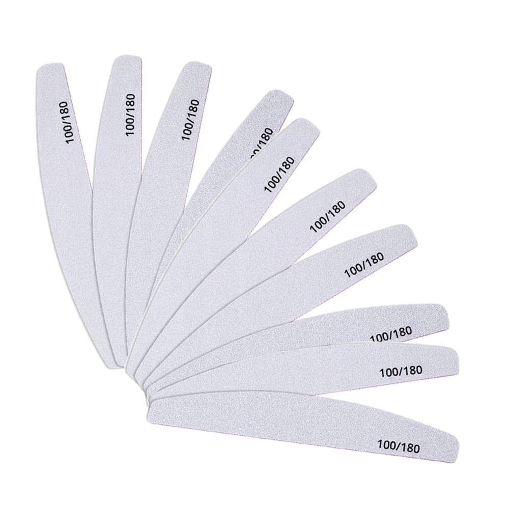 CLAVIER Pilnik łódka do paznokci 100/180 zestaw 10 sztuk - obrazek 4