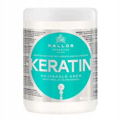KALLOS MASKA DO WŁOSÓW KERATIN KERATYNA 1000ml