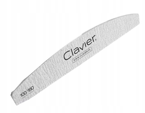 CLAVIER Pilnik łódka do paznokci 100/180 zestaw 10 sztuk - obrazek 3