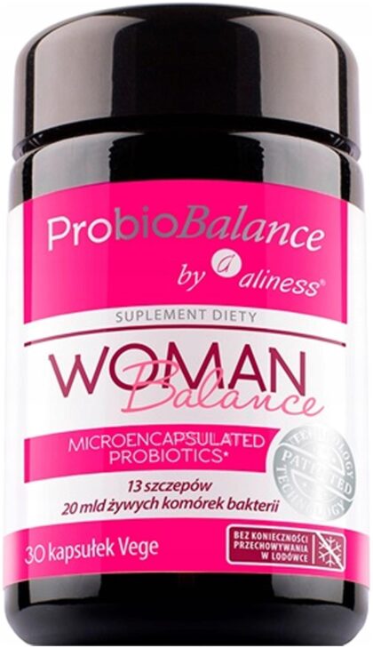 Aliness ProbioBalance Woman 30 kaps. Probiotyk dla Kobiet Anybiotykoterapia