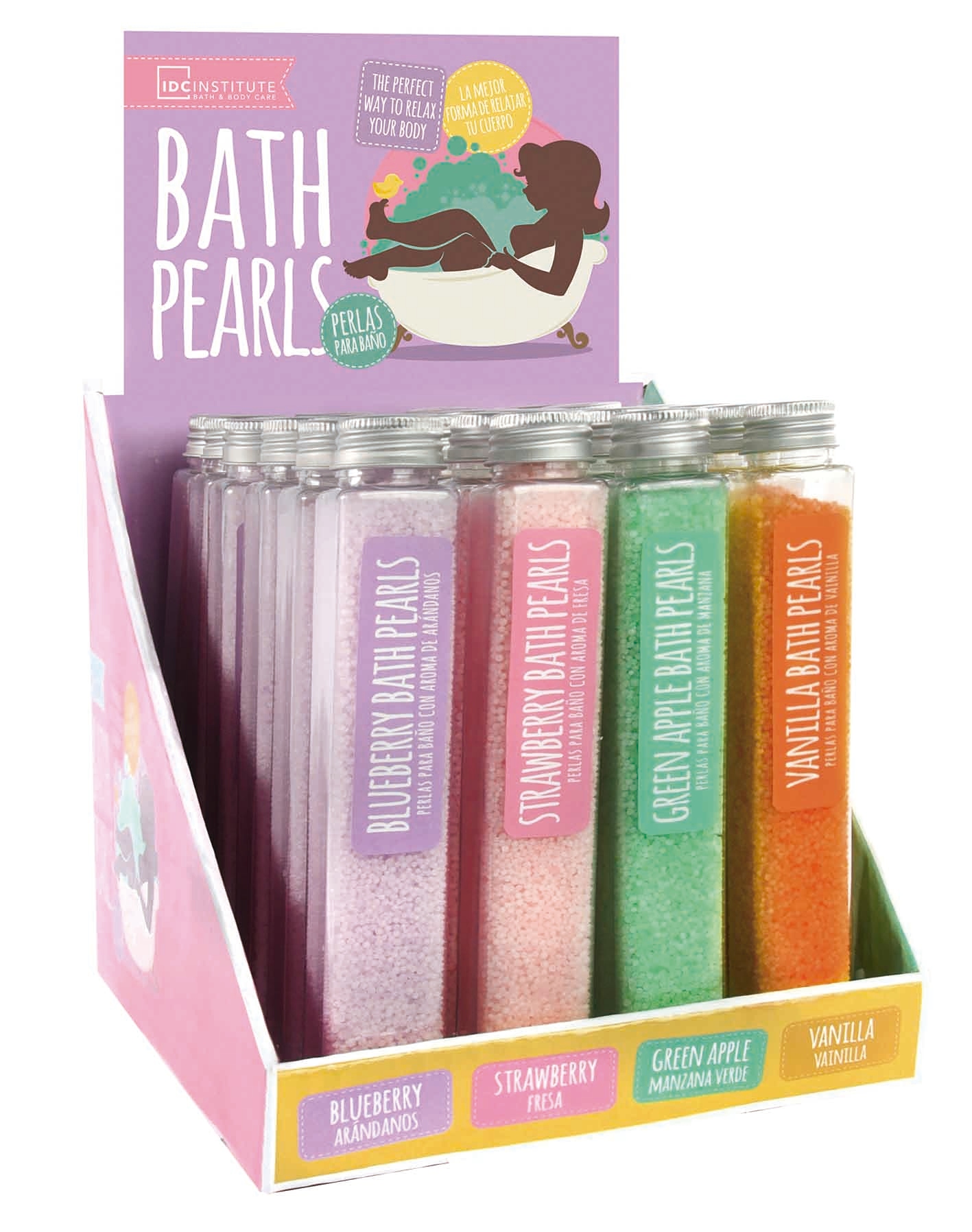 IDC Institute PEREŁKI DO KĄPIELI 90g Wanilia - obrazek 2