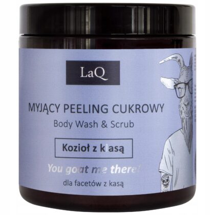 LAQ KOZIOŁ Z KLASĄ PEELING CUKROWY DLA MĘŻCZYZN 220G