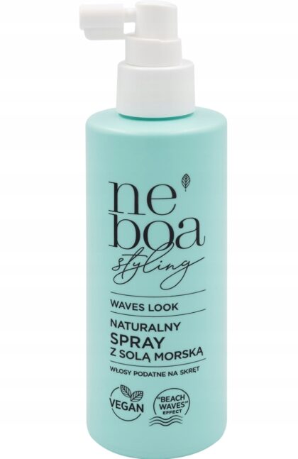 NEBOA WAVES LOOK Naturalny Spray z solą morską włosy podatne na skręt 175ml
