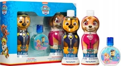 AirVal Psi Patrol Zestaw Żel Chase 400ml + Żel Sky 400ml + edt 50ml