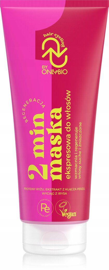 Hair Cycling ONLYBIO Regeneracja 2 minutowa maska ekspresowa d/włosów 200ml