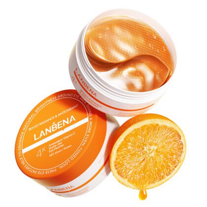 Lanbena Płatki Żelowe Pod Oczy Witamina C Rozjaśniające 60 Szt ( 1 opak)