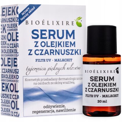 BIOELIXIRE Black Seed Oil regenerujący olejek z czarnuszki do włosów 20ml