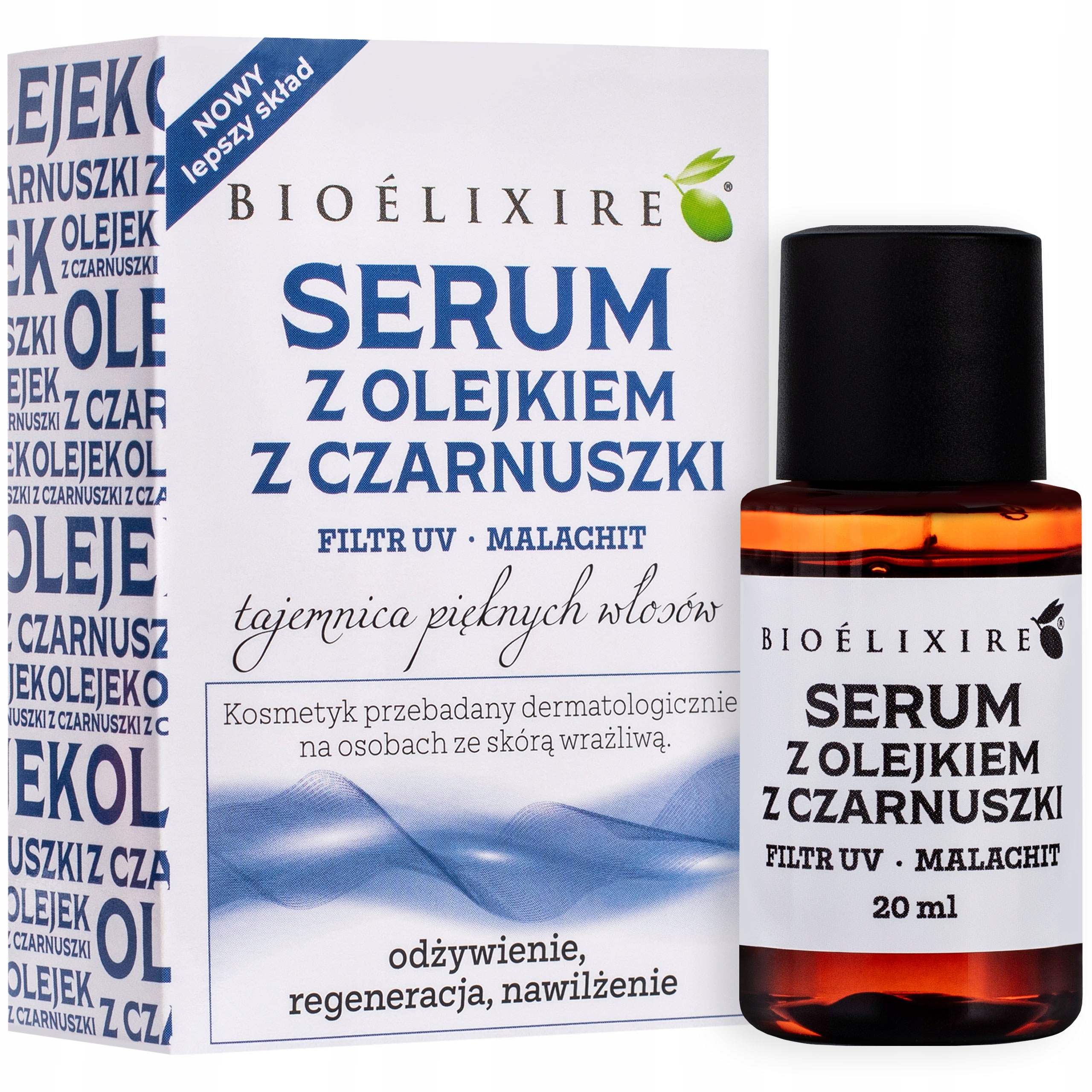 BIOELIXIRE Black Seed Oil regenerujący olejek z czarnuszki do włosów 20ml