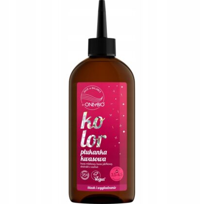 ONLYBIO KOLOR Płukanka kwasowa do włosów 300 ml