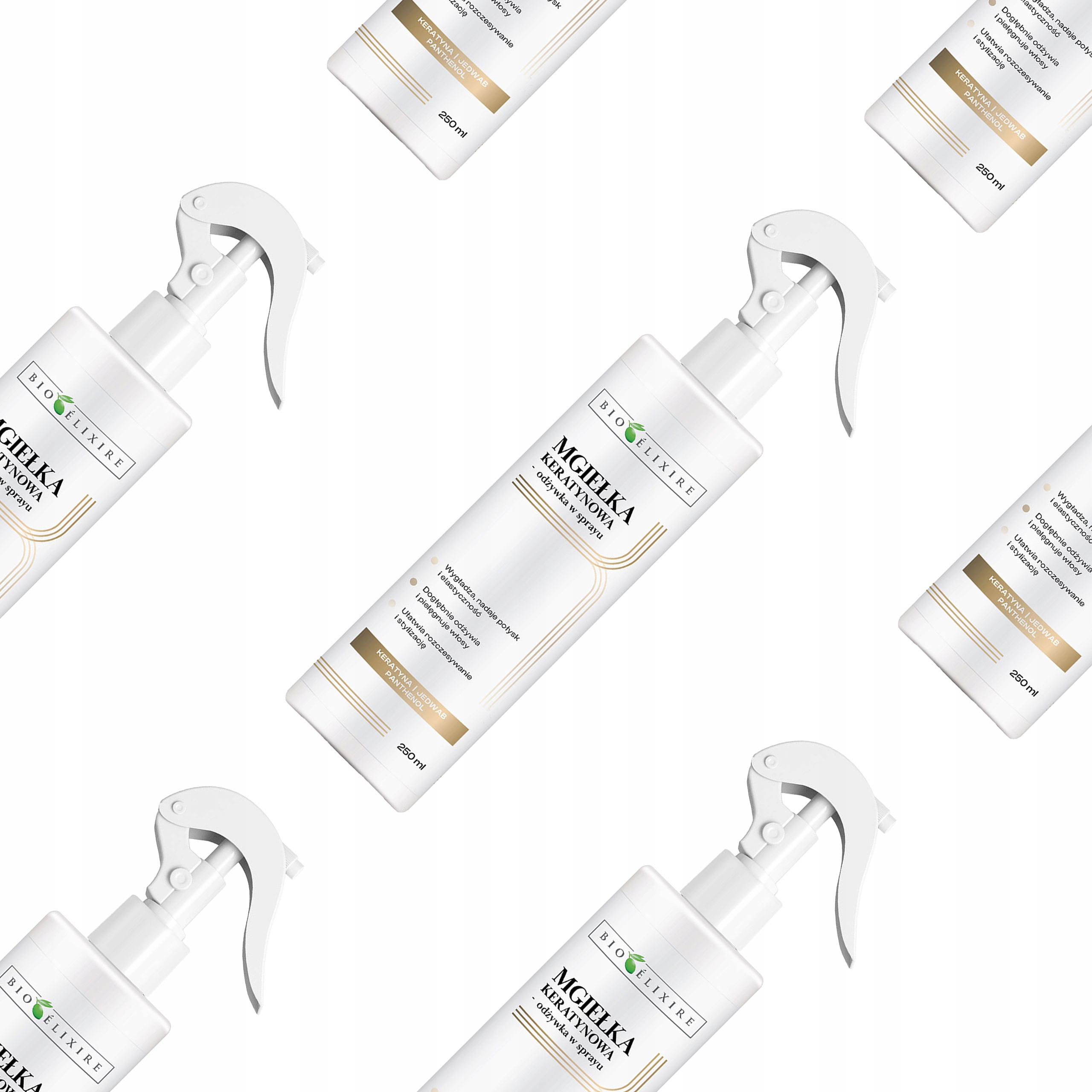BIOELIXIRE Mgiełka keratynowa odżywka w sprayu 250ml - obrazek 2