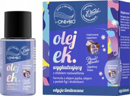 ONLYBIO BY WEDEL OLEJEK WYGŁADZAJĄCY PTASIE MLECZKO JAGODOWY SHAKE 20ML