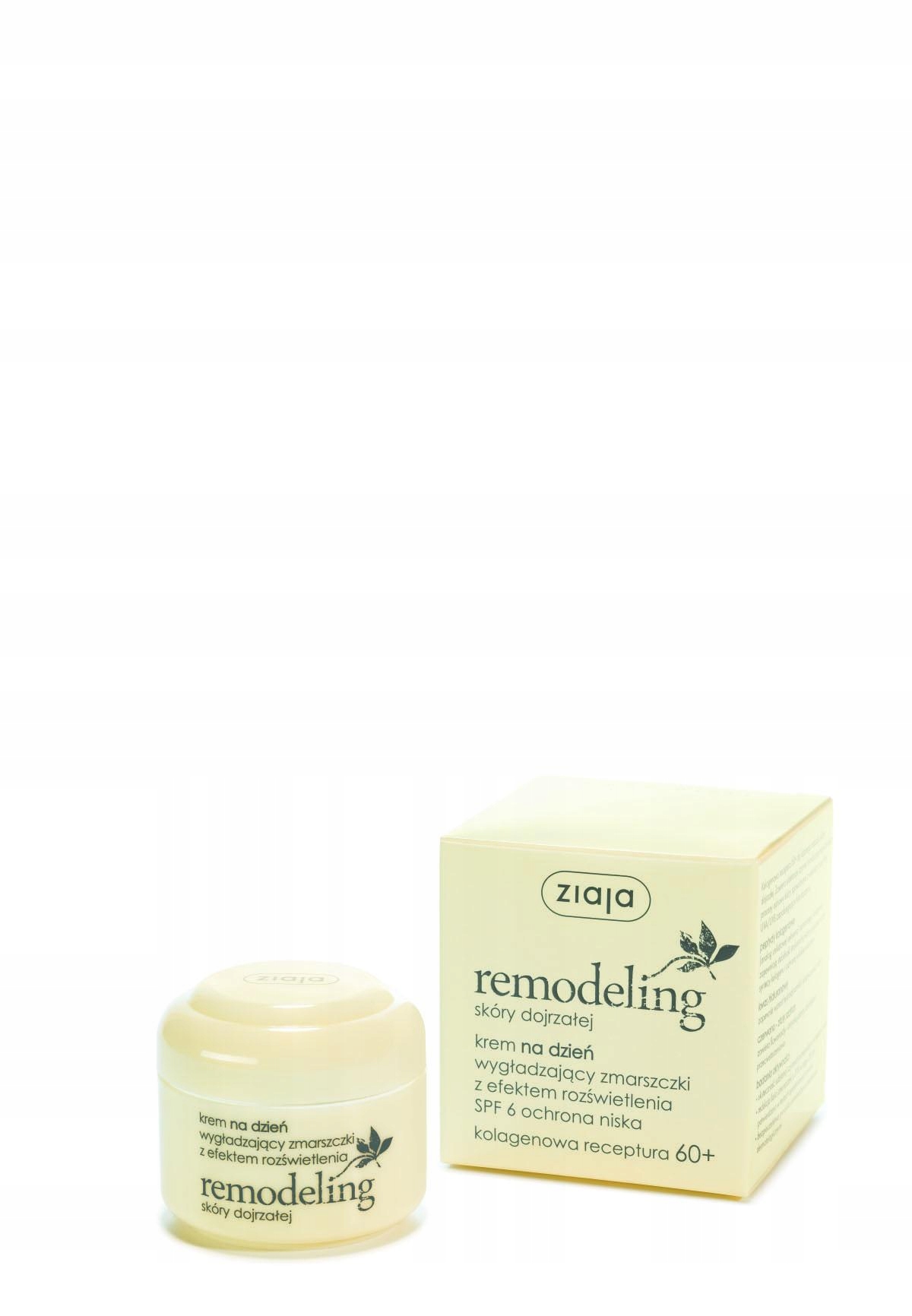 ZIAJA REMODELING Krem na dzień wygładzający zmarszczki SPF 6 50ml - obrazek 2