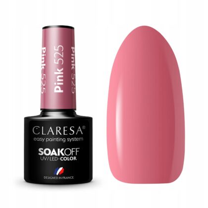 CLARESA LAKIER HYBRYDOWY UV/LED PINK 525 - 5g