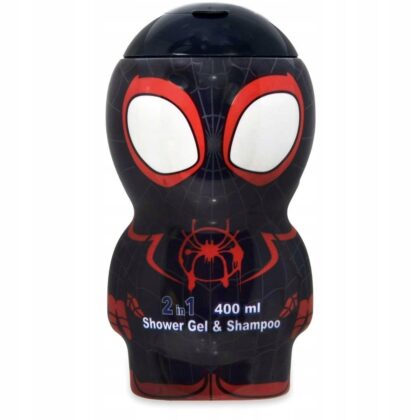 AIRVAL SPIDERMAN CZARNY 2D MILES MORALES ŻEL POD PRYSZNIC 2W1 400ML