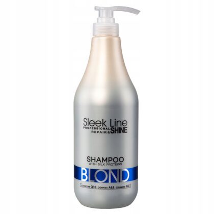Stapiz Sleek Line Szampon do włosów Blond z Jedwabiem 1L
