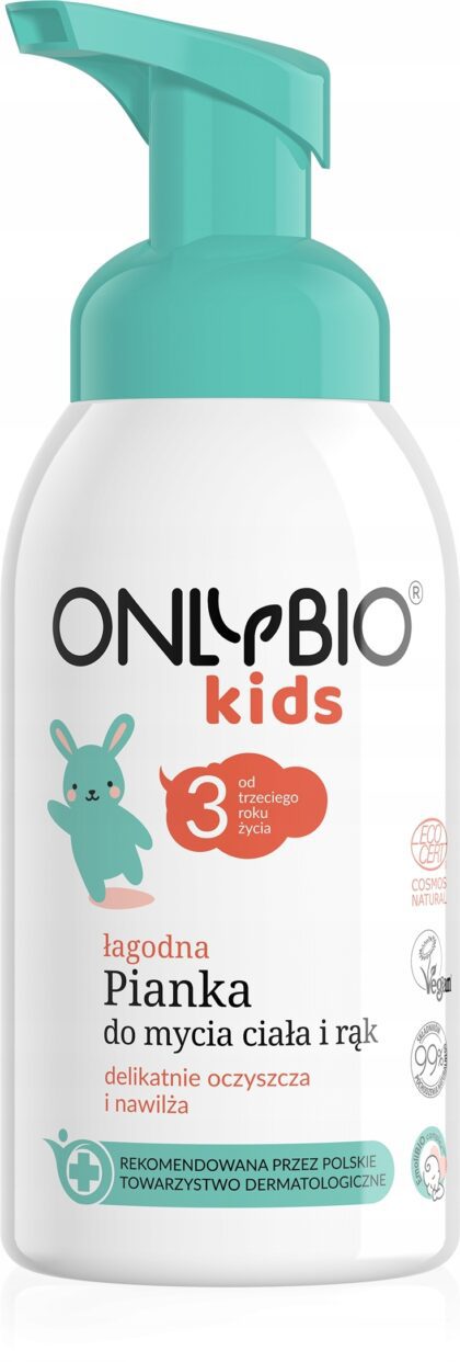 ONLYBIO ŁAGODNA Pianka do kąpieli dla dzieci 300 ml