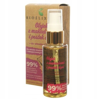 Bioelixire olejek do włosów z makadamii i pestek dyni 50 ml